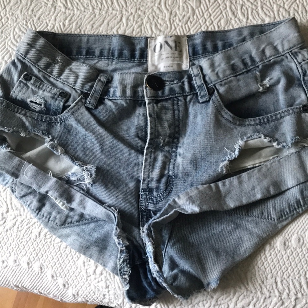 One teaspoon denim shorts